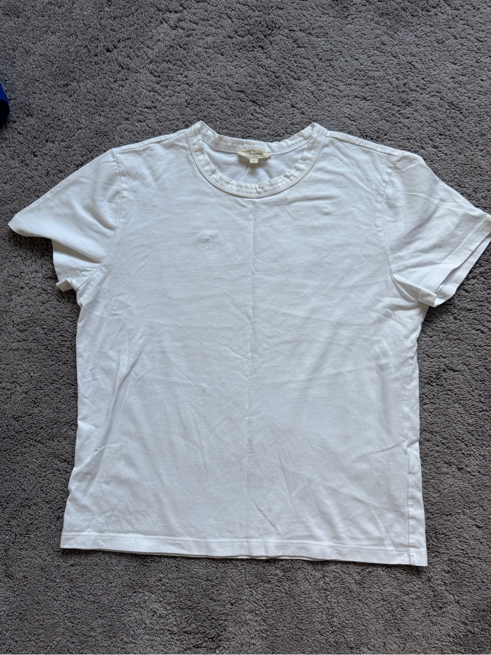 Madewell Classic White Crewneck Women’s T‑Shirt